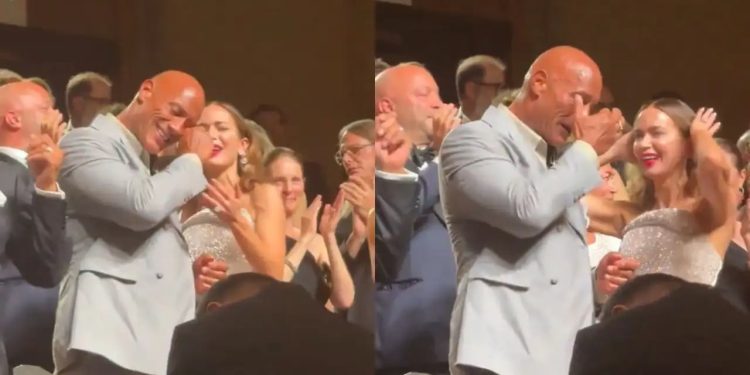 Video/ Dwayne Johnson quebranta en llanto en el estreno de 'The Smashing Machine' en Venecia, avivando especulaciones sobre una nominación al Oscar.