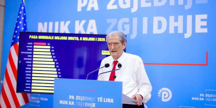 Statistikat e Eurostat/ Berisha: Rroga minimale ka mbetur aty ku ishte. Ndërkohë paga e Altin Troplinit është 7 mijë euro, 15 herë më e lartë