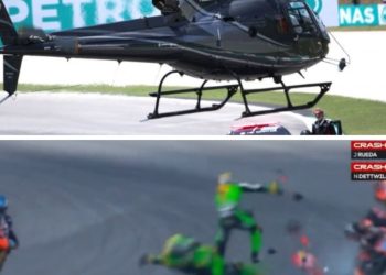 Aksident alarmant në Moto 3, Rueda dhe Dettwiler përplasen gjatë xhiros së provave.