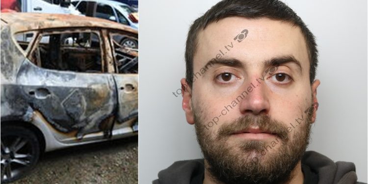 Angli/Shqiptari dënohet me 5 vite burg për vënien e flakës makinës pas aksidentit të rëndë