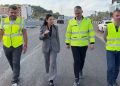 “Autostrada Tiranë-Durrës, gati për festat e fundvitit: Balluku inspekton punimet dhe falënderon qytetarët për mirëkuptimin në lidhje me trafikun”