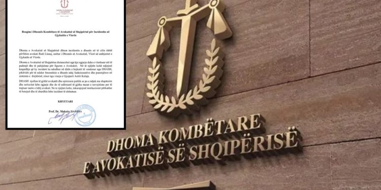 Avokati godet punonjësin e sigurimit në Vlorë, reagon Dhoma Kombëtare e Avokatisë: Ngjarje e turpshme, do të ndërmarrim veprime.