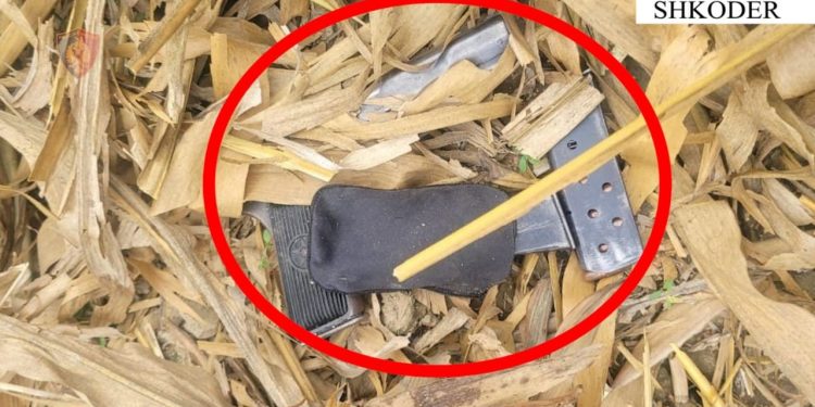 Babë e bir ndalohen pas kërcënimeve ndaj fqinjit, pasi qëlluan në ajër; arma e zjarrit e gjetur.