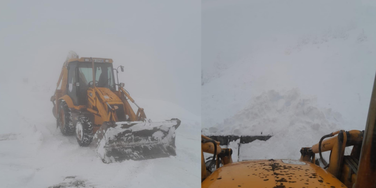 Banorët e bllokuar nga bora në Bjeshkët e Javorrit, ekipet e shpëtimit hasin vështirësi në Qafën e Markofçes, duke u penguar në hapjen e rrugës.