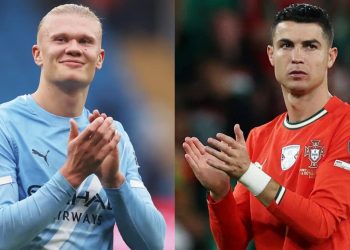 Cristiano Ronaldo në pritje të golit të tij të 1000-të, ndërsa Erling Haaland e tejkalon atë papritur.