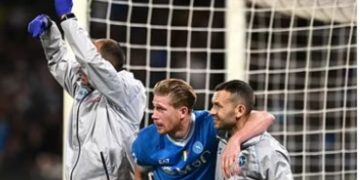 De Bruyne ka një dëmtim muskular, Napoli pritet ta rikthejë në fushë në vitin 2026