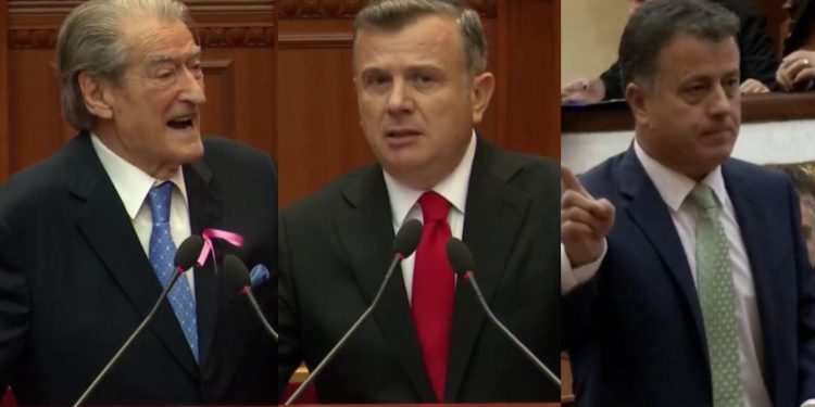 Debate në Kuvend/ Noka ndërhyn nga vendi, Balla: O Sali, pse e kritikon Flamurin çdo herë që flas për Hashimin?