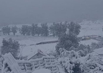 Dëborë dhe ngrica në Steblevë të Librazhdit/ Disa fshatra pa energji, aksi drejt Peshkopisë i kalueshëm vetëm me zinxhirë