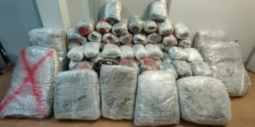 Dmth, droga e trafikuar nga Shqipëria në Greqi, 193 kg marijuanë e sekuestruar në kufi, shoferi lë mjetin dhe largohet në këmbë.