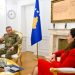 “Dronët e rrezikshëm” nga Serbia, Presidentja Osmani takon komandantin e ri të KFOR-it