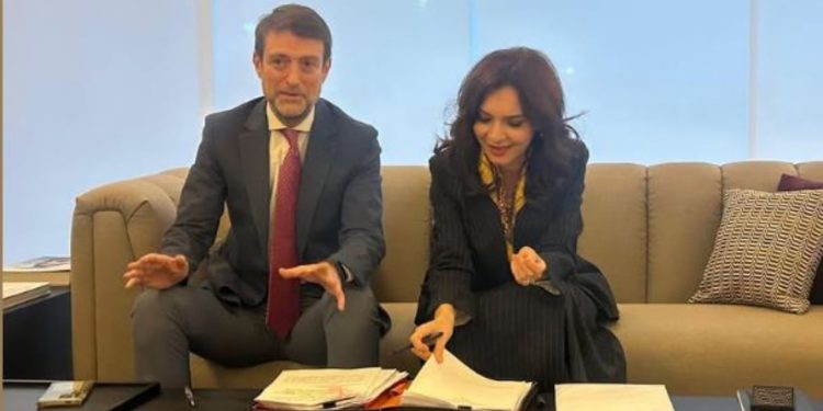 Elisa Spiropali zhvillon takimin me përfaqësuesit e Komisionit Evropian në Bruksel: Asnjë minutë për të humbur, vazhdojmë me intensitetin e negociatave.