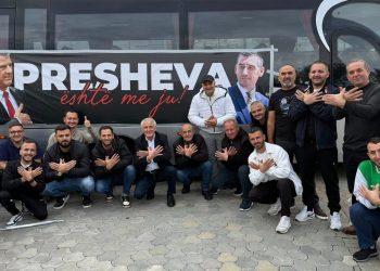 "Emri i Drejtësisë" / Protestë në mbështetje të liderëve të UÇK-së, qindra shqiptarë nga Kosova sot në Tiranë (Pamjet)