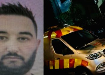 Furgoni i mbushur me armë, shoqërohet nga 20 individë. TCH publikon fotografinë e mjetit të parkuar në zonën e 'Myslym Shyrit'.