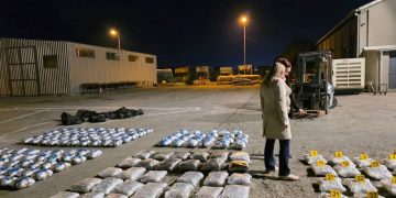 Gjeten mbi 200 kg kanabis në një kamion, arrestohet shoferi në Kosovë
Një individ është ndaluar në Prishtinë për veprën penale të blerjes, posedimit, shpërndarjes ose shitjes së paautorizuar të substancave narkotike.