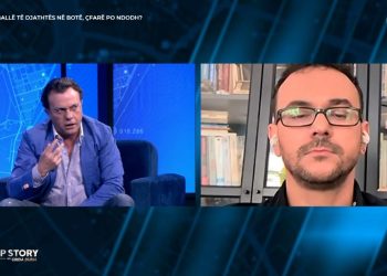 “Grida: Nuk do të bashkëpunoja me këta injorantë”/ Pjesë e debatit në “Top Story”, Pinderi shpërthen! Vasili: Kush të financoi ty?