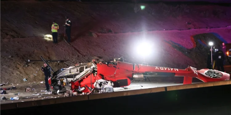 Helikopter mjekësor rrëzohet në Kaliforni, raportohet për të plagosur në një incident tronditës në SHBA