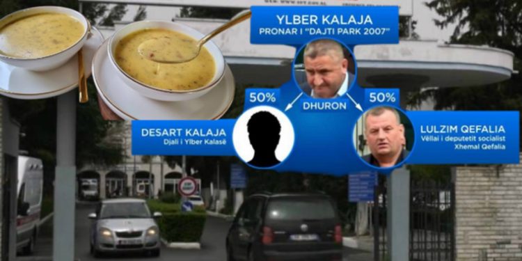 Pas skandalit me ‘groshët e burgut’, familja Qefalia fiton dy tenderat e majmë për “supën e spitalit”! Dajti Park do furnizojë Ushtarakun dhe Martenitetin