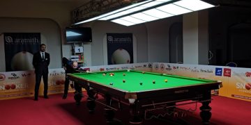 Kampionati Europian i Snooker 2023 mban një ngjarje të madhe në Golem, ku qindra sportistë nga 40 vende janë mbledhur për të marrë pjesë në garë.