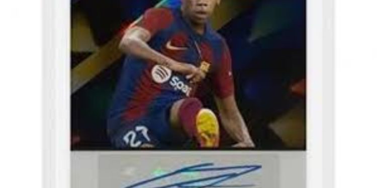 Karta me autografin e Lamine Yamal del në ankand, me një vlerë që arrin deri në 20 mijë euro