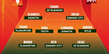 Kategoria Superiore, zgjidhet formacioni dhe trajneri më i shquar i javës së nëntë.