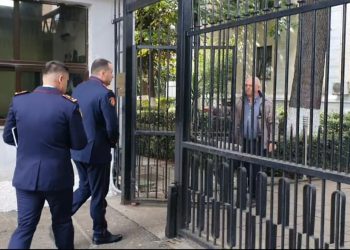 Kreu i Policisë së Shtetit dhe ai i Tiranës arrijnë në Gjykatën e Apelit për një seancë lidhur me masat e sigurisë.