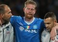 Napoli nën goditjen e Contes: De Bruyne përfundon fazën e parë me një dëmtim, rikthimi do të kërkojë disa muaj.