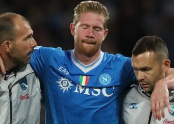 Napoli nën goditjen e Contes: De Bruyne përfundon fazën e parë me një dëmtim, rikthimi do të kërkojë disa muaj.