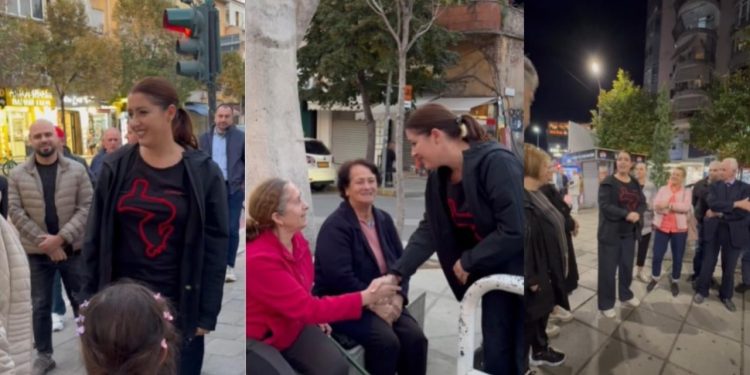 Ogerta Manastirliu vazhdon takimet me banorët në Tiranë për fushatën zgjedhore, Rama ndan videon.