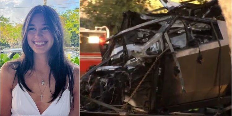 Prindërit e një studenti 19-vjeçar akuzojnë kompaninë e Elon Musk pas tragjedisë, ku vajza e tyre u dogj e gjallë pasi dyert e makinës nuk u hapën.