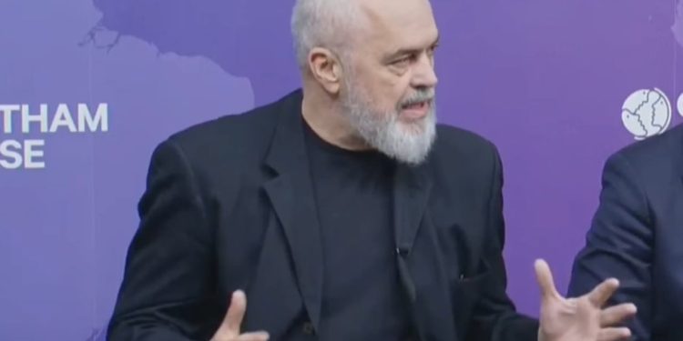 Rama prezanton ide të reja për anëtarësimin e Shqipërisë në BE në Londër: Vendi mund të integrohet në Union pa të drejtë vetoje.