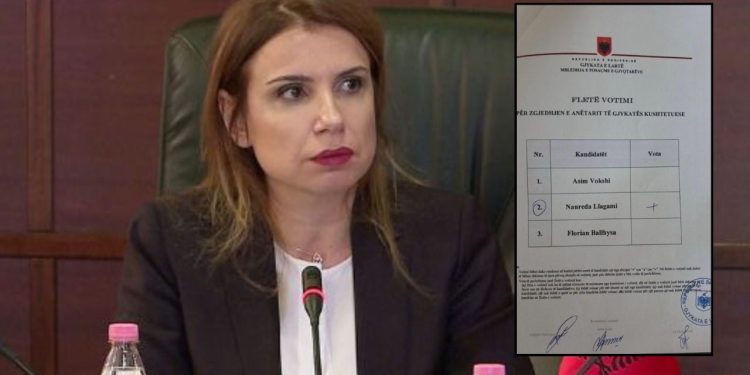 Rivaliteti për anëtarët e Kushtetueses/ Votimi me dy shenja shpallet i pavlefshëm, Naureda Llagami kërkon pezullimin e vendimit të Gjykatës së Lartë.