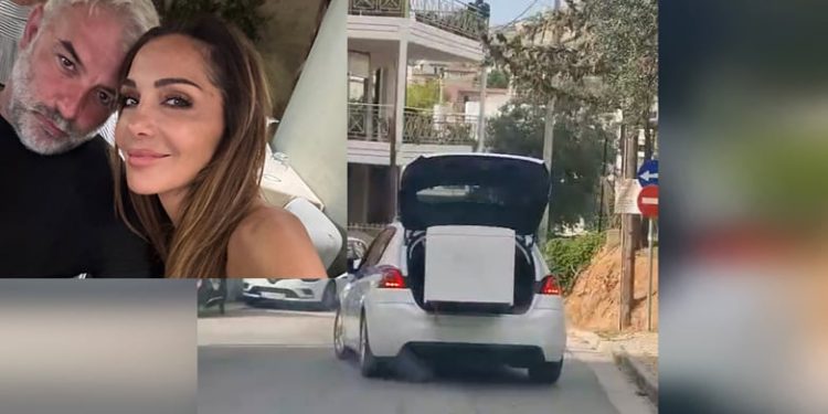 Skandal në Greqi: Këngëtarja e njohur shfrytëzon makinën e policisë si taksi.