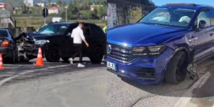 Tre automjete përfshihen në një aksident në segmentin ‘Maminas-Gjiri i Lalëzit’, dy pasagjerë ndihen të plagosur.