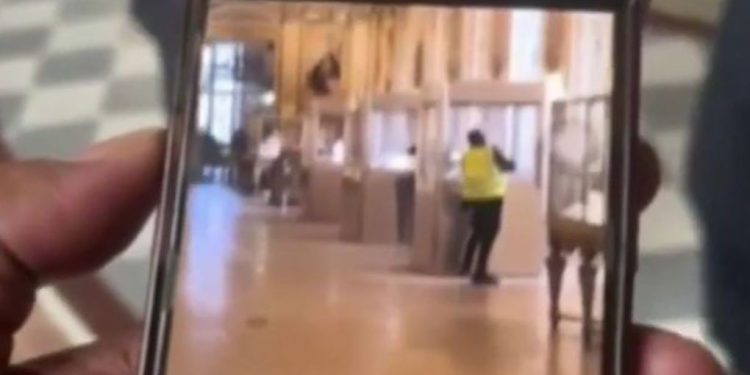 Video/ Momenti kur grabitësi thyen një vitrinë në galerinë Apollo të Luvrit