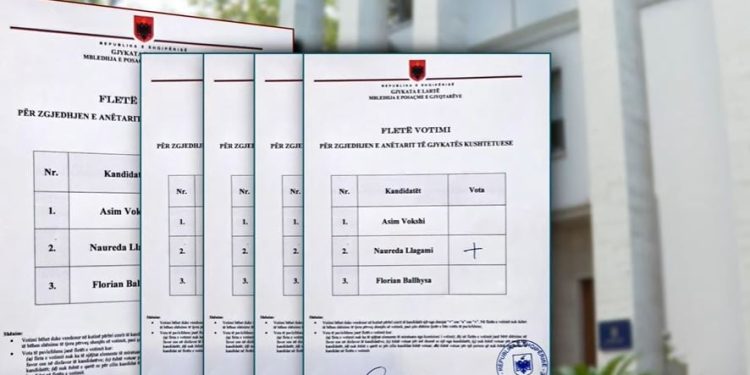 Votimi në Gjykatën e Lartë për përzgjedhjen e anëtarit në Kushtetuese/ Publikohet audio, censurohen zëra kritikë. Kancelarja shpall votën për Naureda Llagamin si të pavlefshme.
