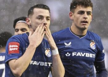 Arbër Hoxha vazhdon të impresionojë në Kroaci, arrin të shënojë 2 gola në ndeshjen përballë Varazdinit.