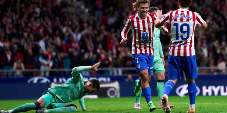Atletico Madrid del me forcë në garën për kryesimin e La Ligës, falë performancës së shkëlqyer të Griezmann.
