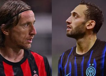 Calhanoglu përballë Modric; përplasje mesfushorësh që ngjall emozione në Derbin e Madonninës…
