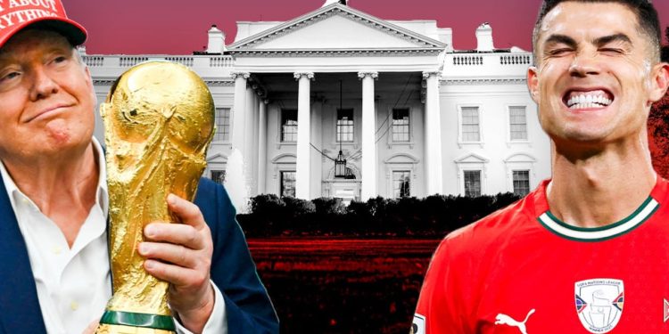 Cristiano Ronaldo befason SHBA-në, ylli portugez takohet me Presidentin Donald Trump në Shtëpinë e Bardhë.