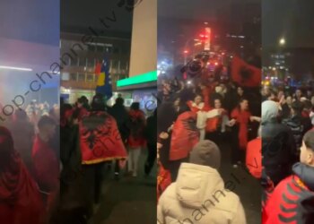 Dortmundi e mbulon veten me ngjyrat kuqe e zi, festat e nëntorit krijojnë një atmosferë festive për shqiptarët në Gjermani, duke bllokuar rrugë e sheshe.