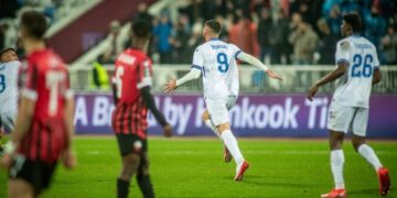 Drita triumfon në derbin shqiptar të Europës, duke mundur Shkëndijën në Conference League.