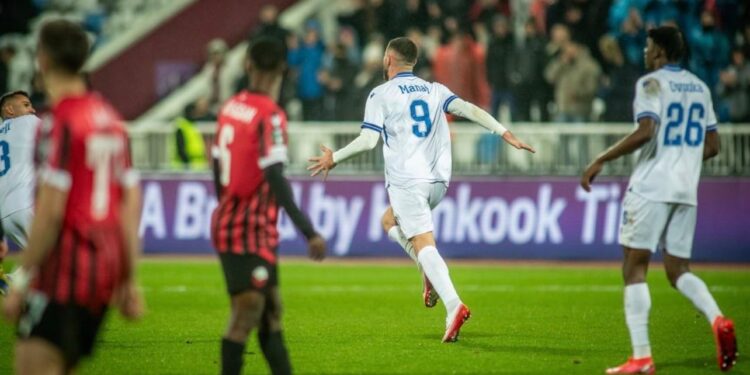 Drita triumfon në derbin shqiptar të Europës, duke mundur Shkëndijën në Conference League.