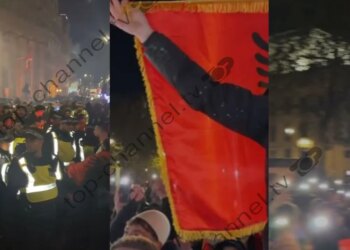 Festimet e 28 Nëntorit: Shqiptarët mbushin qendrën e Londrës me makina luksoze