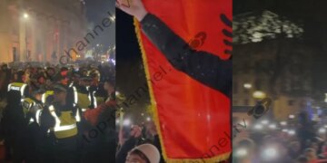 Festimet e 28 Nëntorit: Shqiptarët mbushin qendrën e Londrës me makina luksoze