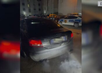 Hetim për dy të rinj pas xhirimeve të gomave të makinave në bulevardin e Durrësit gjatë natës