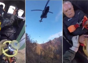 VIDEO/ E pickoi nepërka në Tropojë, Forca Ajrore i vijnë në ndihmë qytetarit nga Kosova