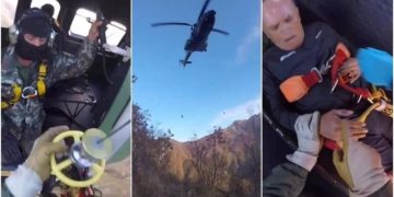 VIDEO/ E pickoi nepërka në Tropojë, Forca Ajrore i vijnë në ndihmë qytetarit nga Kosova