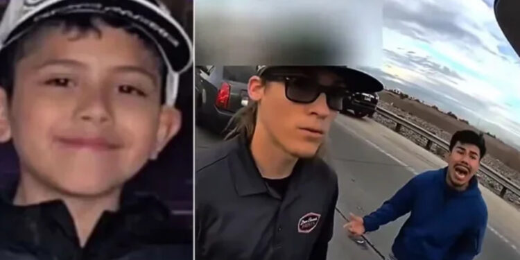 Konflikti mes shoferëve që përfundoi në tragjedi! Del VIDEO e vrasjes së 11-vjeçarit në SHBA, momenti kur njerku i tij shtrihet në rrugë i dëshpëruar: Djali im vdiq…