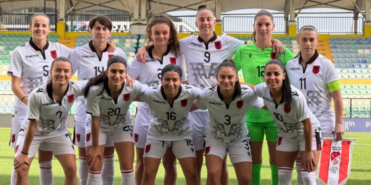 Kombëtarja femërore në futboll, ndeshja miqësore e parë me Turqinë përfundon me rezultat të barabartë.