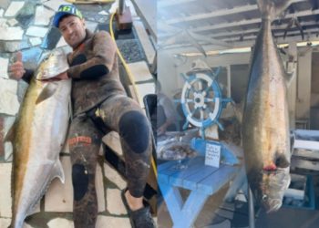 Konkurenca e fshehtë mes peshkatarëve në Vlorë, zbulohet një peshk tjetër gjigant me peshë 35 kg